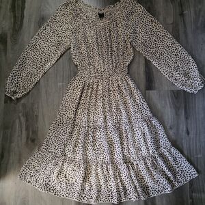 Elegant Leopard Print Dress